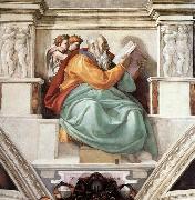 Michelangelo Buonarroti Zechariah oil painting artist